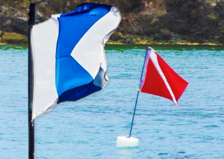 Diving flags